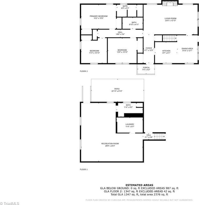 2703 W Cornwallis Dr, Greensboro, NC 27408 - view of layout