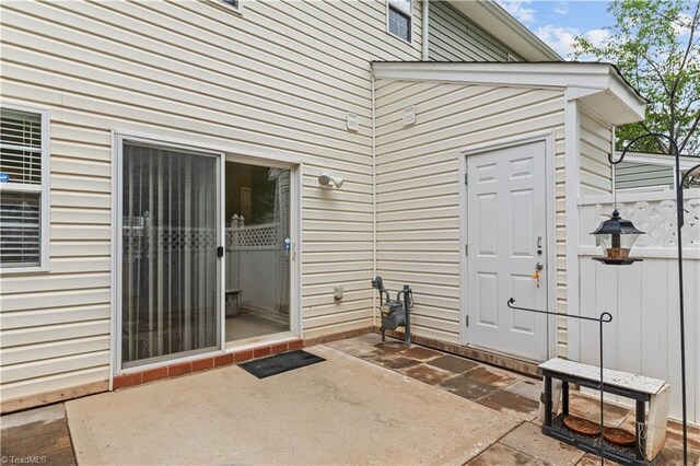 2525 Halle Ann Cir, Winston-Salem, NC 27103 - doorway to property featuring a patio area