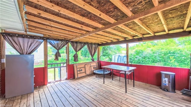 2914 Phillips Ave, Greensboro, NC 27405 - wooden deck featuring a shed