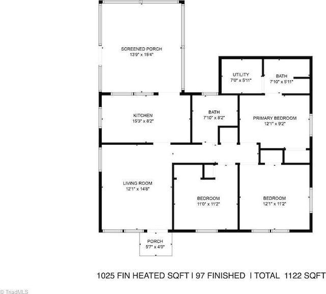 2914 Phillips Ave, Greensboro, NC 27405 - view of property floor plan