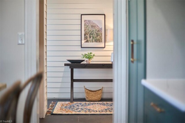 523 N Main St, Graham, NC 27253 - room details with wooden walls