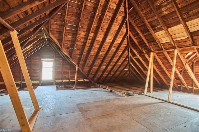 523 N Main St, Graham, NC 27253 - view of unfinished attic