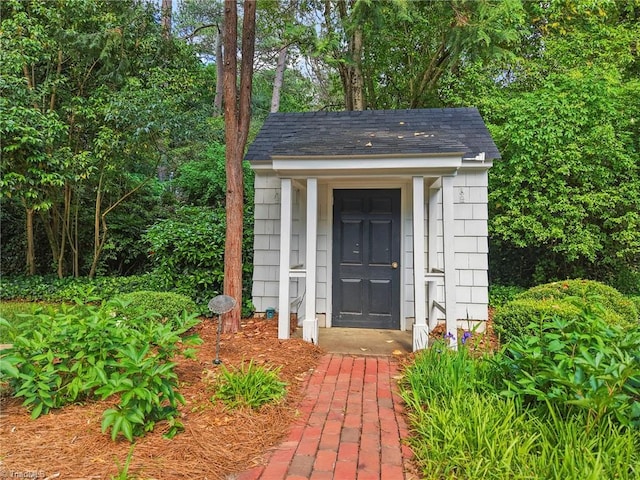 view of outbuilding with an outdoor structure