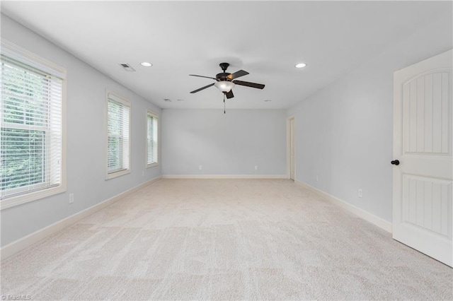 2403 Hammock Dr, High Point, NC 27265 - spare room featuring healthy amount of natural light, recessed lighting, and light carpet
