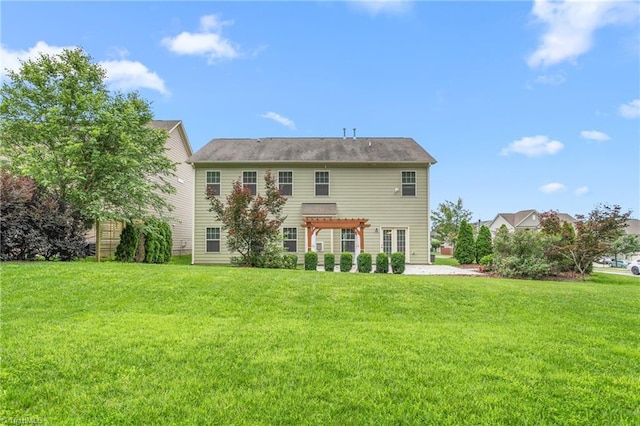 2403 Hammock Dr, High Point, NC 27265 - view of front of property with a pergola and a front yard
