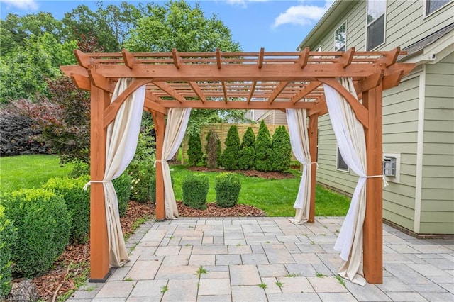 2403 Hammock Dr, High Point, NC 27265 - view of patio with a pergola