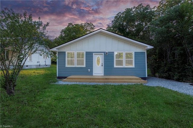 300 Center St, Thomasville, NC 27360 - bungalow with board and batten siding and a front lawn