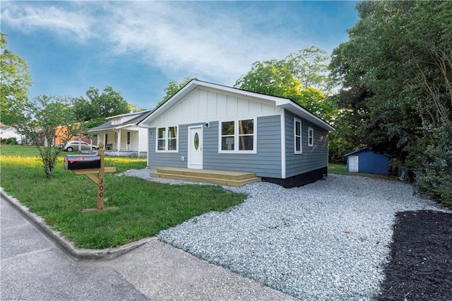 300 Center St, Thomasville, NC 27360 - view of front of house featuring board and batten siding and covered porch