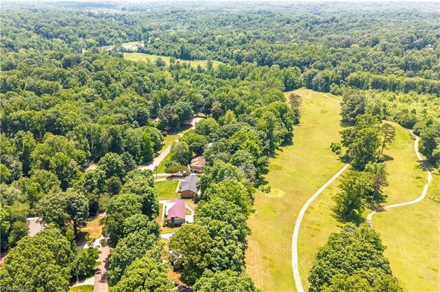 1625 Eagle Crest Dr, Pfafftown, NC 27040 - bird's eye view of a heavily wooded area