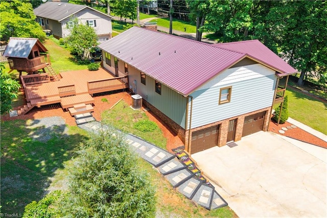 1625 Eagle Crest Dr, Pfafftown, NC 27040 - view from above of property
