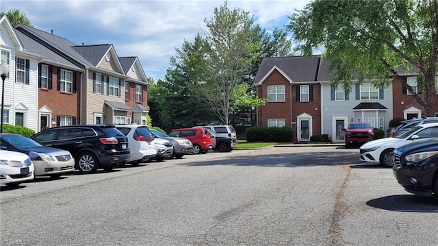 view of street with a residential view