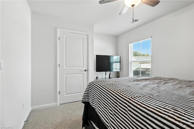 4514 Heatherly Rd, Winston-Salem, NC 27105 - bedroom with carpet flooring and ceiling fan