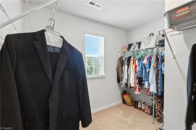 4514 Heatherly Rd, Winston-Salem, NC 27105 - walk in closet featuring carpet flooring