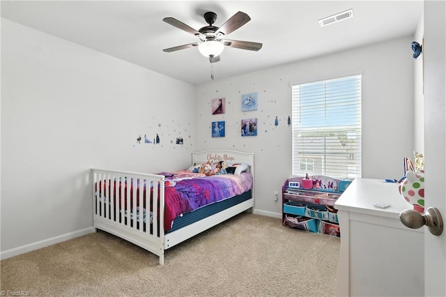 4514 Heatherly Rd, Winston-Salem, NC 27105 - bedroom featuring carpet and a ceiling fan