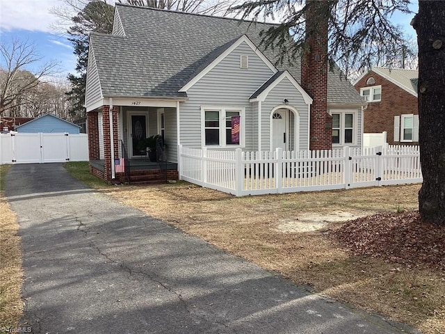 view of front of home