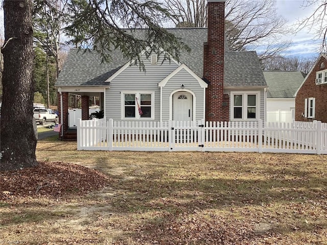 view of front of property