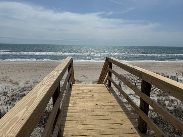 3048 Island Dr, Northtopsail Beach, NC 28460 - view of property's community with a water view and a beach view