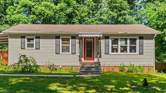 3941 Vest Mill Rd, Winston-Salem, NC 27103 - view of front facade featuring a front lawn