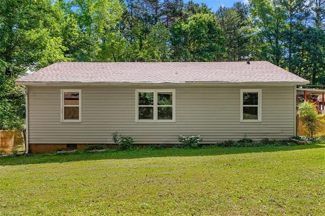 3941 Vest Mill Rd, Winston-Salem, NC 27103 - view of home's exterior with a yard and crawl space