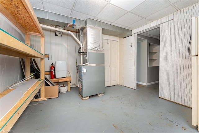 4104 Old Greensboro Rd, Winston-Salem, NC 27101 - unfinished below grade area with heating unit and baseboards