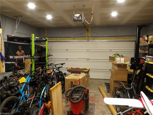 5304 Smoky Ridge Ln, Winston-Salem, NC 27127 - garage with recessed lighting and a garage door opener