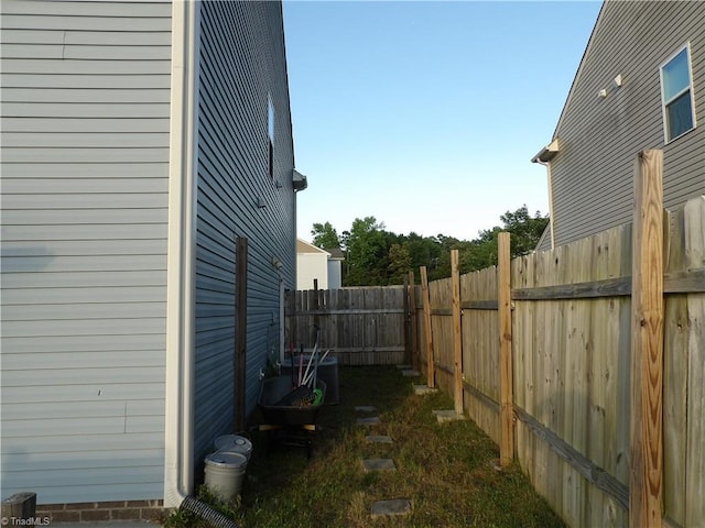 5304 Smoky Ridge Ln, Winston-Salem, NC 27127 - view of side of property featuring a fenced backyard