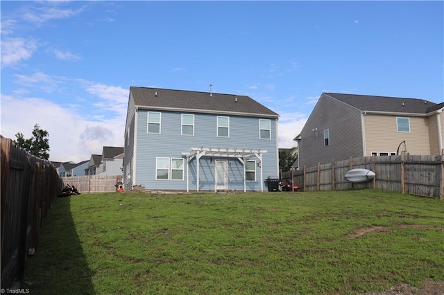 5304 Smoky Ridge Ln, Winston-Salem, NC 27127 - back of house featuring a pergola