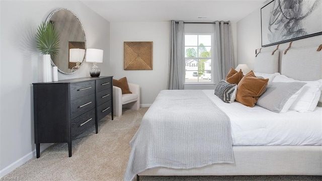 2124 Monk Dr, Haw River, NC 27258 - bedroom featuring light carpet and baseboards