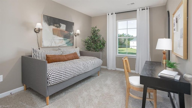 2124 Monk Dr, Haw River, NC 27258 - bedroom with carpet and baseboards