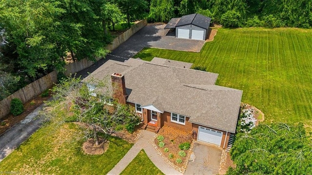 407 Pinedale Dr, Reidsville, NC 27320 - view from above of property
