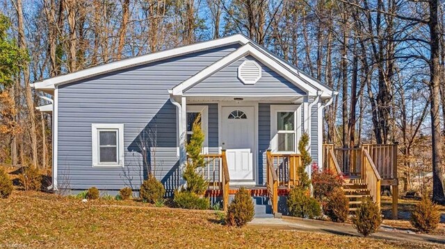 view of bungalow-style house