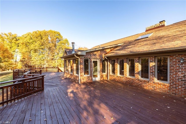 view of deck