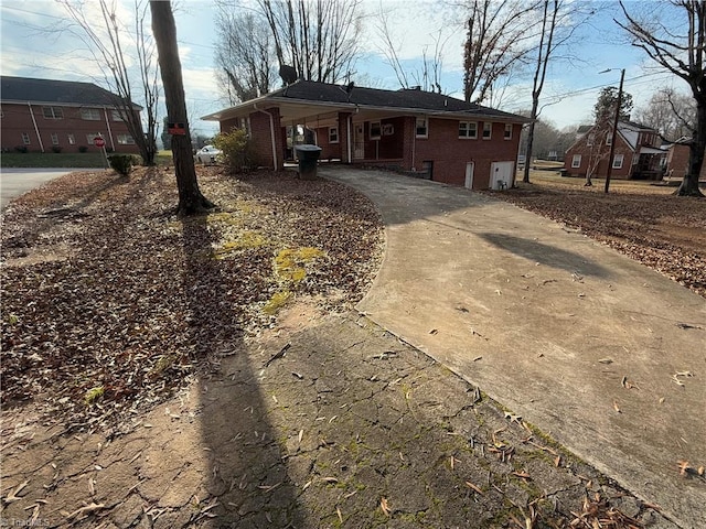 view of ranch-style house