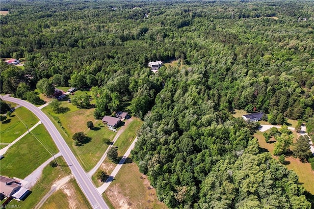 1420 Burnetts Chapel Rd, Greensboro, NC 27407 - aerial overview of property's location featuring a heavily wooded area