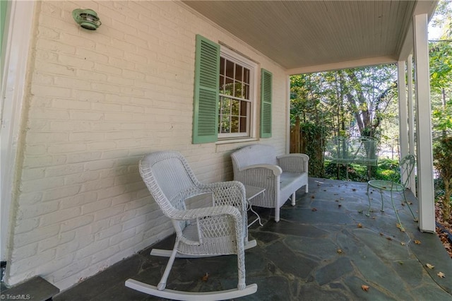 view of patio / terrace featuring a porch