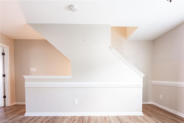 interior space with light wood-type flooring