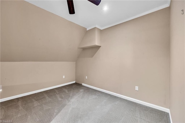 608 Greyrock Rd, Whitsett, NC 27377 - additional living space featuring ceiling fan, carpet flooring, and baseboards