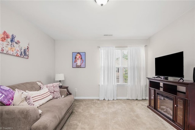 4385 Morning Ridge Ln, Winston-Salem, NC 27101 - living area with light colored carpet and baseboards