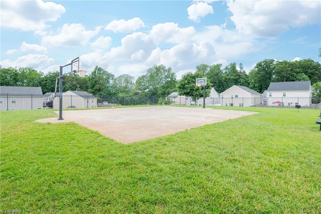 4385 Morning Ridge Ln, Winston-Salem, NC 27101 - view of basketball court with community basketball court