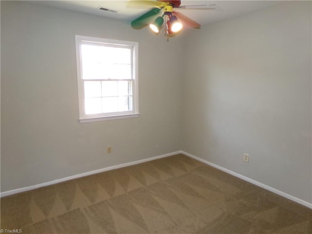 203 Turkey Hill Dr, King, NC 27021 - carpeted spare room featuring ceiling fan and baseboards