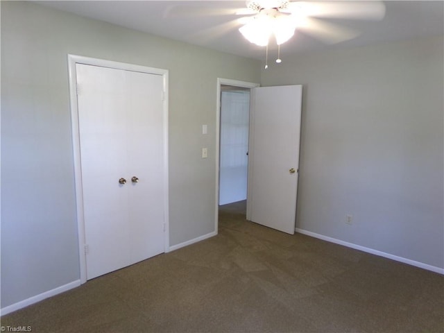 203 Turkey Hill Dr, King, NC 27021 - unfurnished bedroom featuring carpet and a ceiling fan