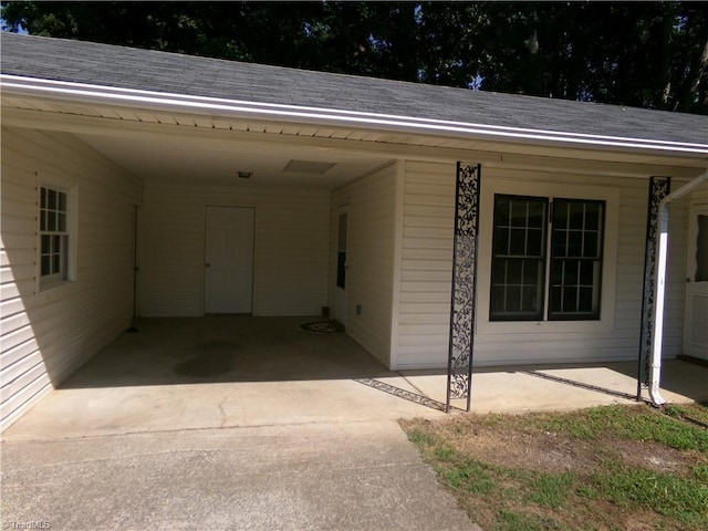 203 Turkey Hill Dr, King, NC 27021 - view of parking featuring a carport and driveway