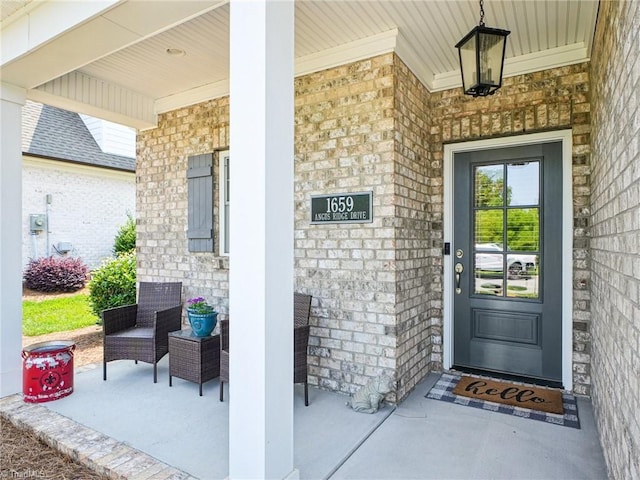 1659 Angus Ridge Dr, Kernersville, NC 27284 - doorway to property with covered porch