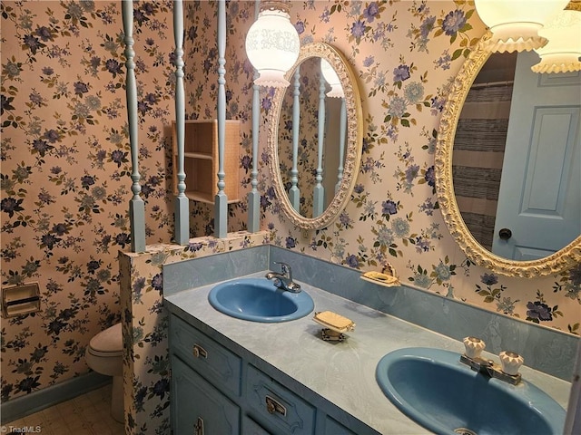 112 Balcony Ln, Mount Airy, NC 27030 - bathroom with vanity and toilet