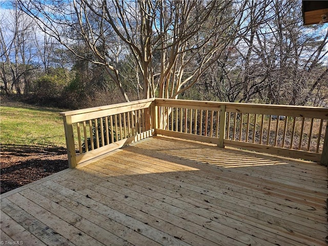112 Balcony Ln, Mount Airy, NC 27030 - view of wooden deck