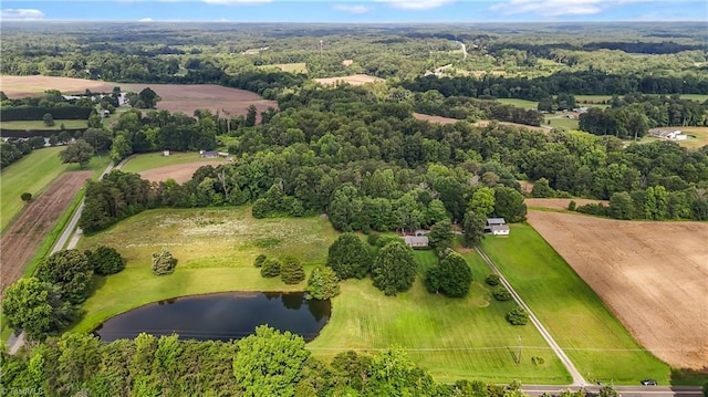 4345 Mcintyre Rd, Gibsonville, NC 27249 - drone / aerial view of a large body of water