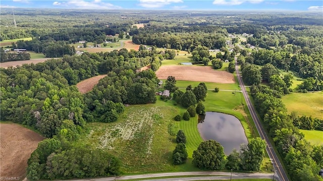 4345 Mcintyre Rd, Gibsonville, NC 27249 - bird's eye view of a nearby body of water and a forest