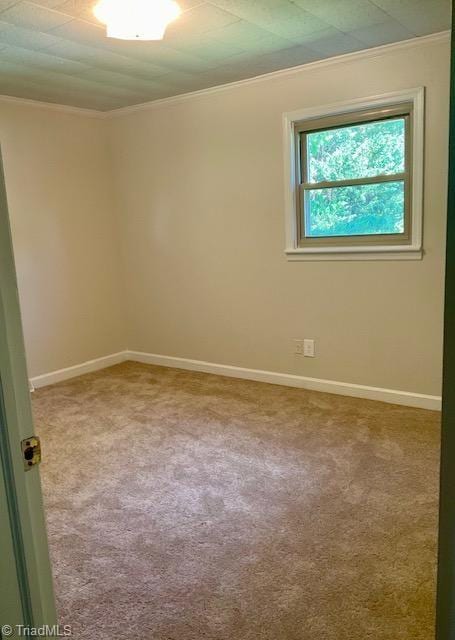 327 Lanier Dr, Lexington, NC 27295 - empty room with crown molding, carpet floors, and baseboards