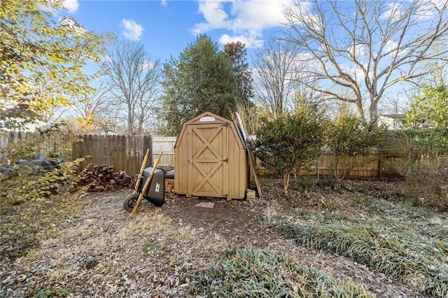 view of outbuilding