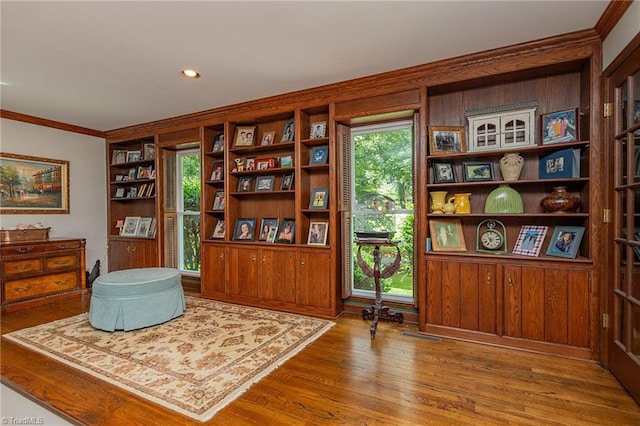 250 Oakmont Ter, Lexington, NC 27295 - office featuring ornamental molding and wood finished floors